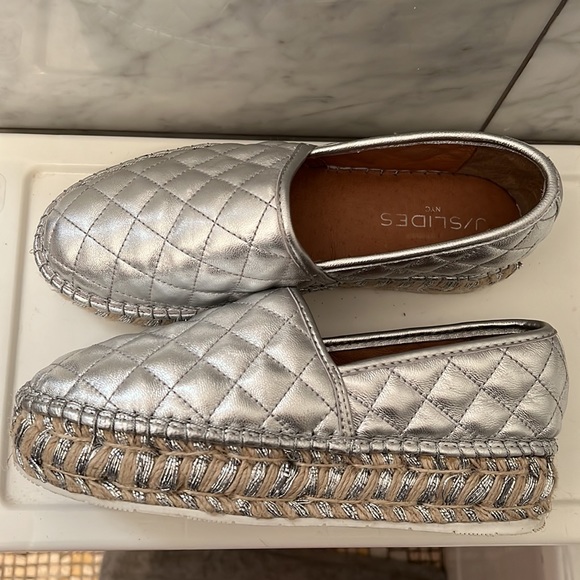 J/Slides silver espadrilles - Picture 2 of 5